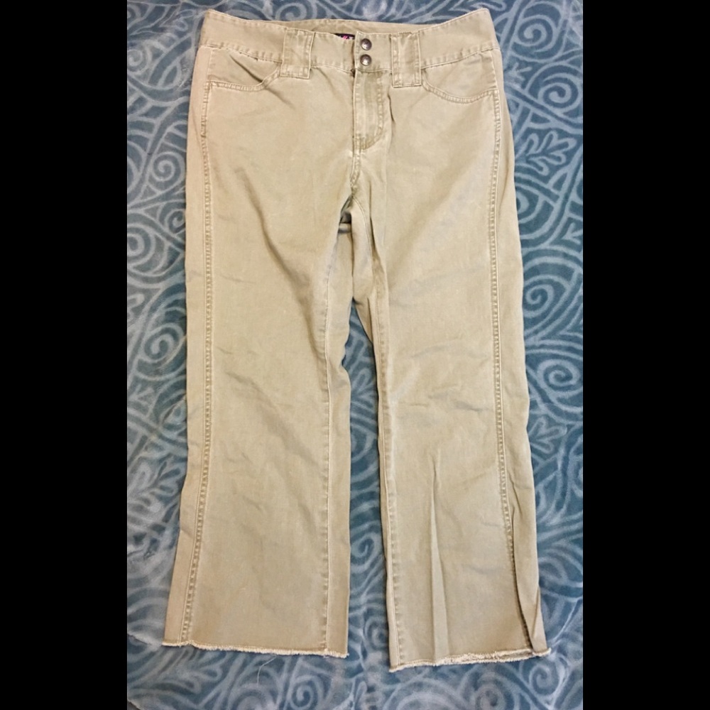 DKNY Army Green Ankle Jeans/Pants